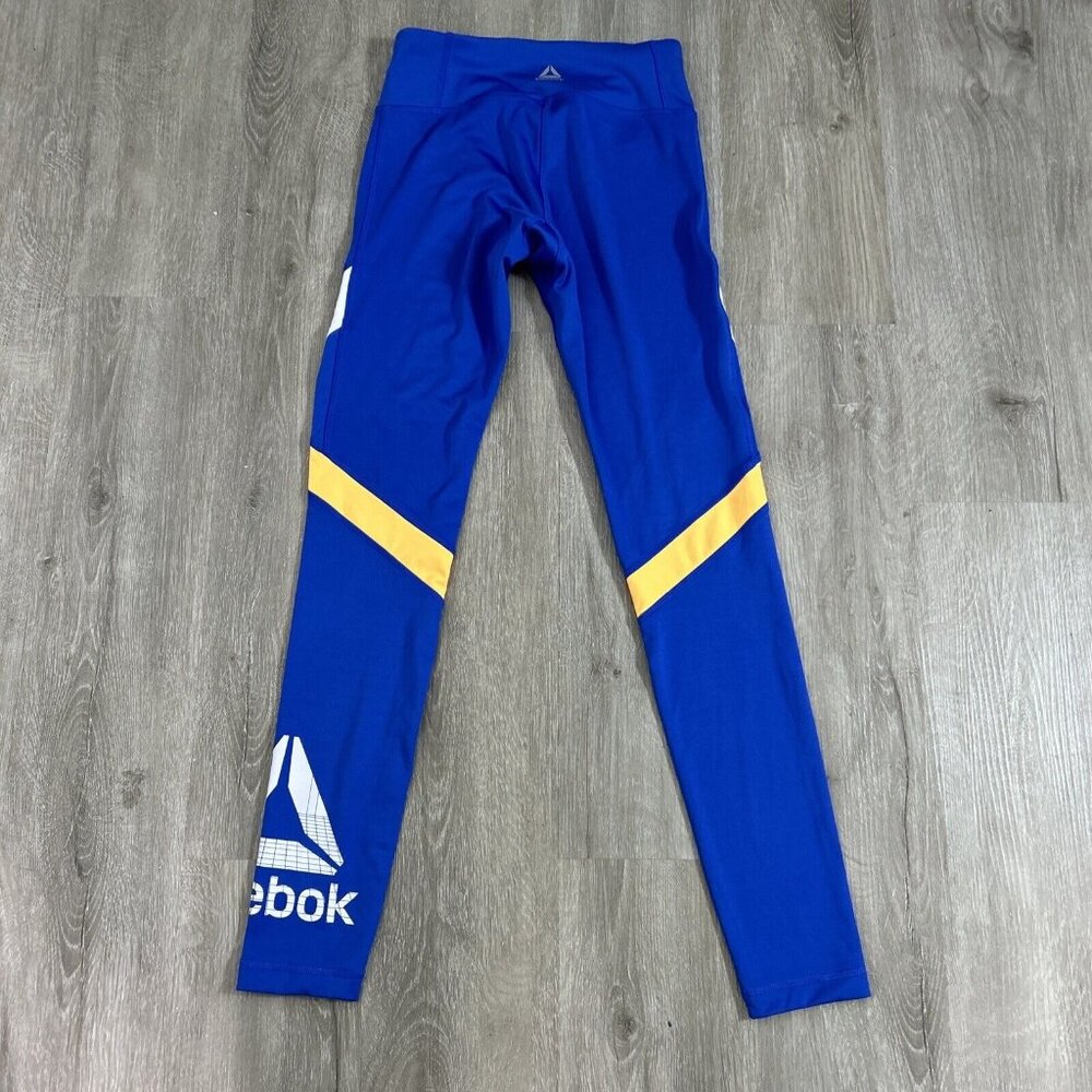 Reebok Blue and Yellow Track Pants